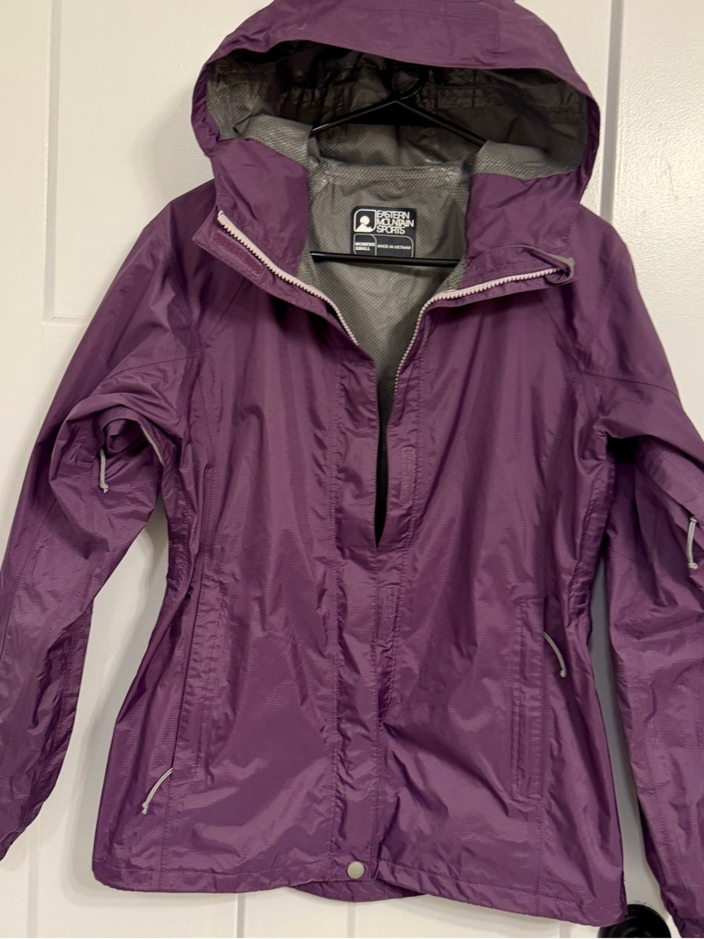 Eastern Mountain Sports Purple Hooded Utility Jacket